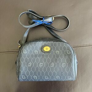 DIOR Monogram Honeycomb Vintage Crossbody Bag